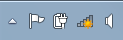 Windows 7: The Wireless icon.